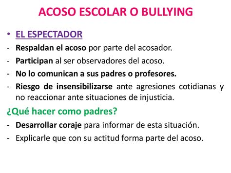 El Acoso Escolar O Bullying