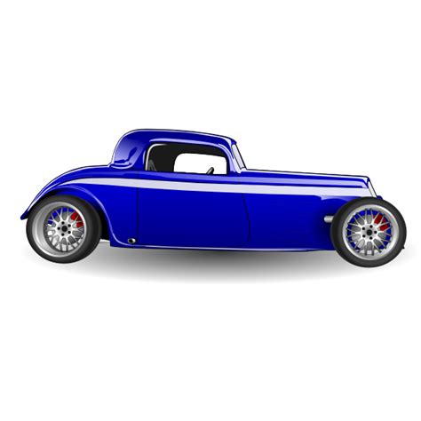 Hot Rod Car Vector Free Svg