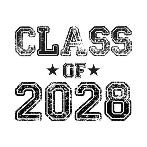 Premium Vector Class Of 2028 T Shirt Design Vector