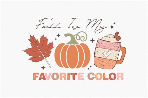 Fall Is My Favorite Color PNG Graphic By CreationArt Creative Fabrica