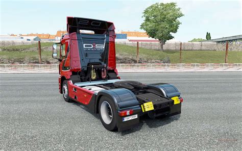 Mercedes Benz Antos Venetian Red For Euro Truck Simulator 2