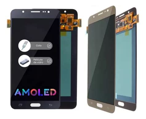 Tela Display Touch Frontal J J Amoled Cola Pel Cula