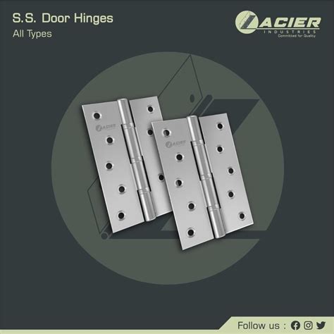 G Butt Hinge Inch Stainless Steel Door Hinges X Thickness