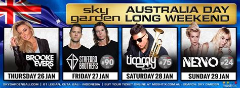 Sky Garden Bali dates and tickets | Moshtix