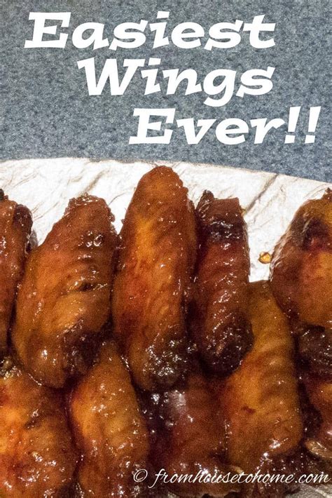 Baked Sticky Chinese Chicken Wings With Brown Sugar Soy Sauce