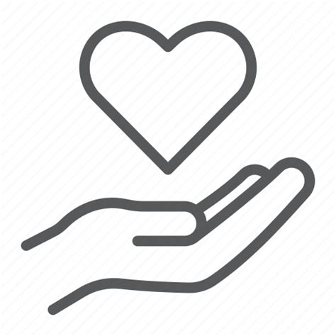 Care, family, hand, heart, holding, love icon - Download on Iconfinder