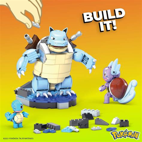 MEGA Pokemon Squirtle Evolution Set Construction Set (Walmart Exclusive ...