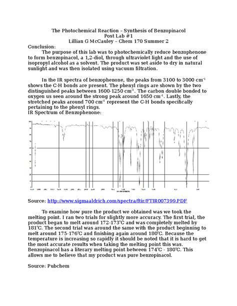 Post Lab Edited Chem Summer The Photochemical Reaction