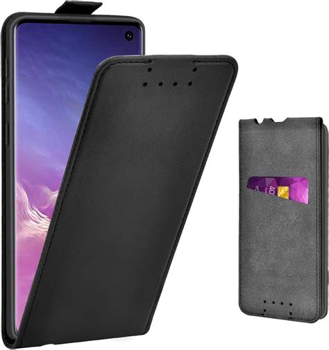 Adicase Galaxy S10 Hülle Leder Tasche für Samsung Galaxy S10 Handyhülle