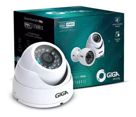 Cámara de seguridad Giga 1080p Full HD Sony Starvis con cúpula metálica