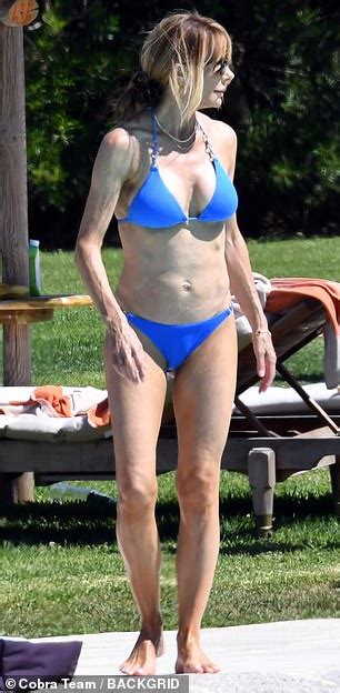 Sylvester Stallone Frolics With Bikini Clad Wife Jennifer Flavin During Italian