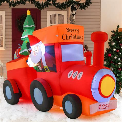 2.6m Joy of Christmas Train Christmas Inflatable – Airfigs Inflatables