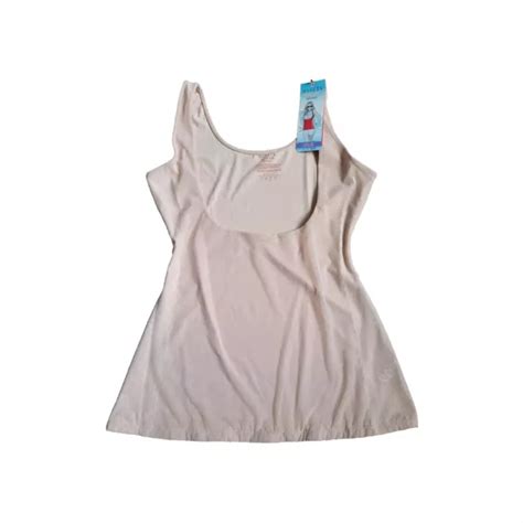 Spanx Assets Luxe Lean Open Bust Cami Tank Nude Shapewear Us X Uk