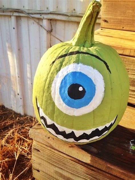 Mike Wazowski Pumpkin Mike Wazowski Halloween Monsters Inc Pumpkins Halloween Pictures Halloween