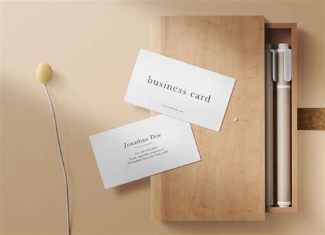 High Quality Free Business Card Mockups Page Of Good Mockups