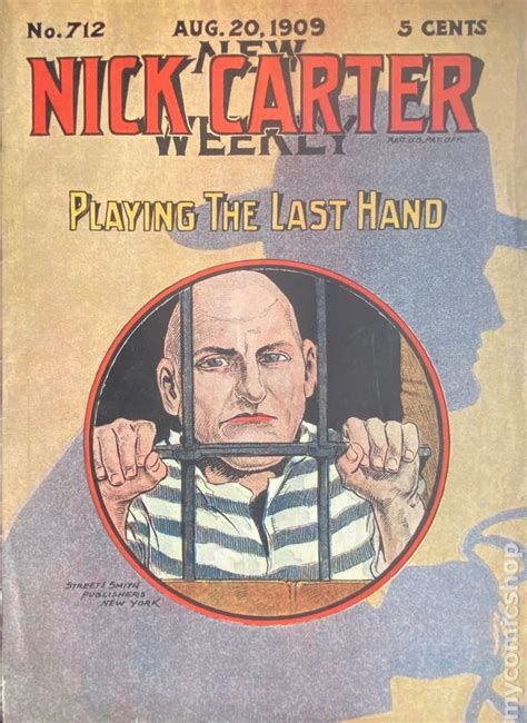 Nick Carter Weekly 1896 Street And Smith Comic Books