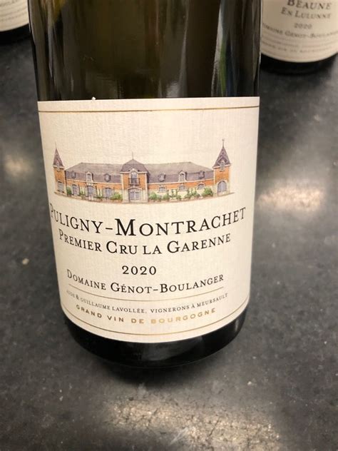 Domaine G Not Boulanger Puligny Montrachet Er Cru Les Folati Res