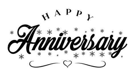 Premium Vector Happy Anniversary Hand Drawn Lettering Vector Illustration