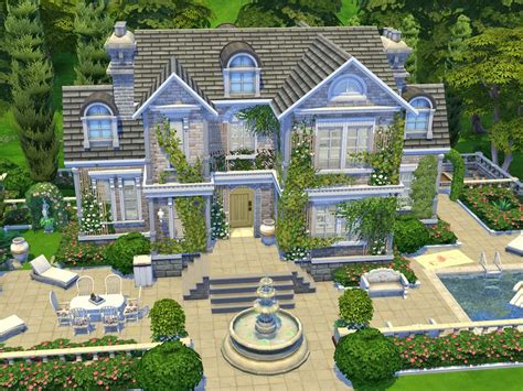 Here Is My Cottagecore Style Manor Found In TSR Category Sims 4