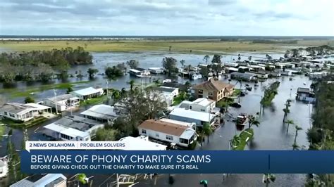 Charity Scams On The Rise During Disasters Like Hurricane Ian