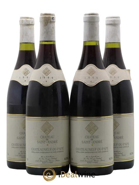 Acheter Châteauneuf du Pape Château de Saint André 1999 lot 4834