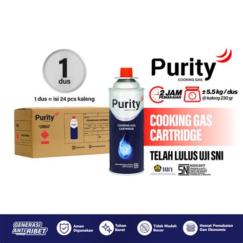 Jual Purity Gas Portable Purity Purity Cooking Gas Isi 24 Pcs