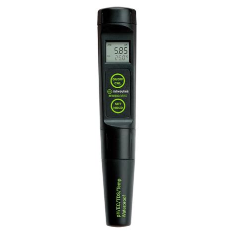 Milwaukee Max Waterproof Low Range In Ph Ec Tds Temp Tester With