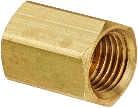 Eaton Weatherhead Brass CA360 Inverted Flare Brass Fitting Union 3 16