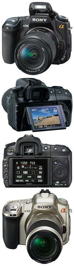 Camera tech data for Sony Alpha DSLR-A300