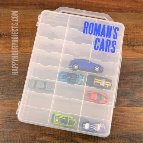 Diy Matchbox Or Hot Wheels Storage Carrier Happy Hour Projects