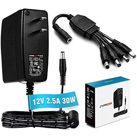 Chanzon 12V 2 5A 30W AC DC Power Supply Adapter Input 100 240V Output