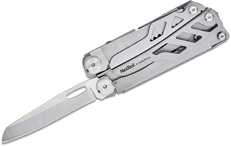 NexTORCH NexTool Flagship Pro Multi-Tool, Silver Stainless Steel ...