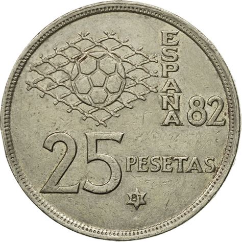 581718 Monnaie Espagne Juan Carlos I 25 Pesetas 1980 TTB Copper