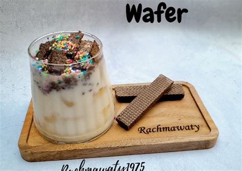 Resep 319 Es Susu Wafer Oleh Rachma Waty1975 Cookpad