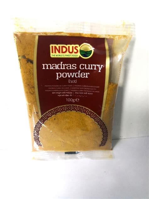 Indus Madras Curry Powder Hot G Myspiceshop Co Uk