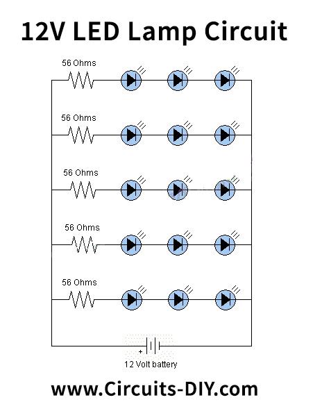 12 Volt Led Light Schematic Diagram