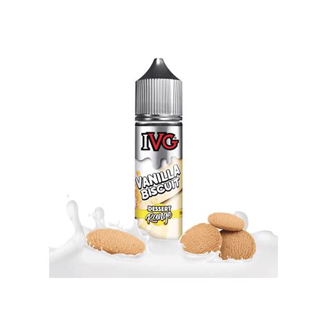 IVG Vanilla Biscuit 50ml Shortfill E LIQUID From SmokShop UK