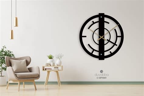 Modern Minimalist Wall Clock, Metal Wall Clocks Large, Wall Clock ...