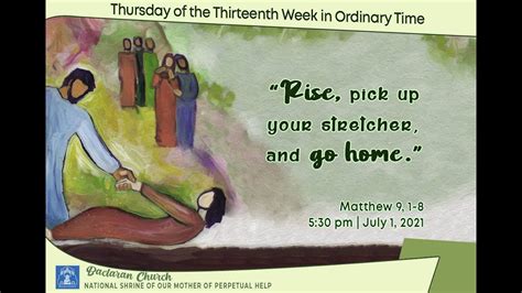 Baclaran Church Live Mass Thursday Of The Thirteenth Week In Ordinary