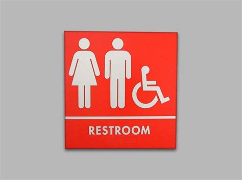 ADA Restroom Signs - ADA Bathroom Signs - Unisex Signs