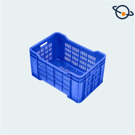 Blue Plastic Vegetable Crate At Rs In Ahmedabad Id