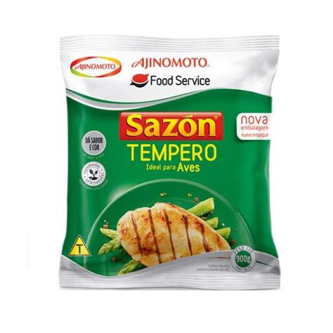 TEMPERO SAZON PROFISSIONAL VERDE 900G Deskontão Atacado