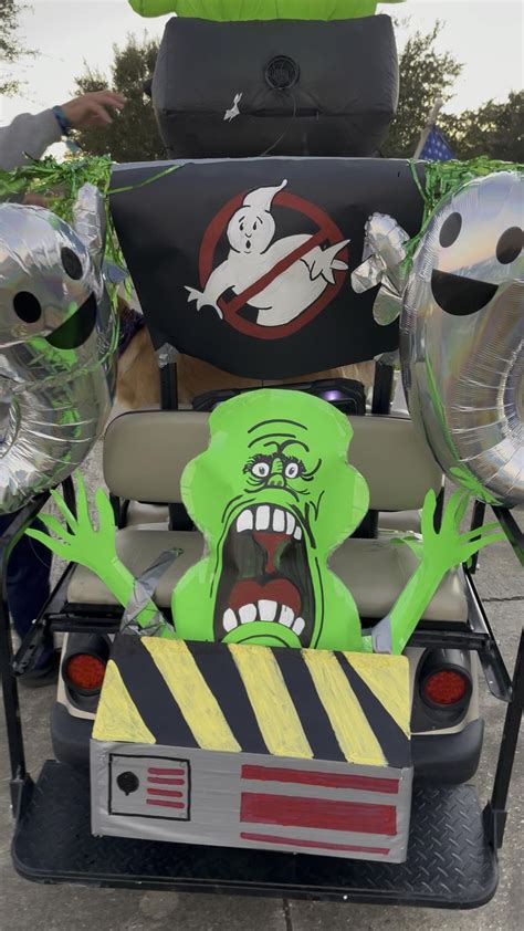 Ghostbuster Themed Golf Cart Video In 2022 Golf Carts Golf Halloween