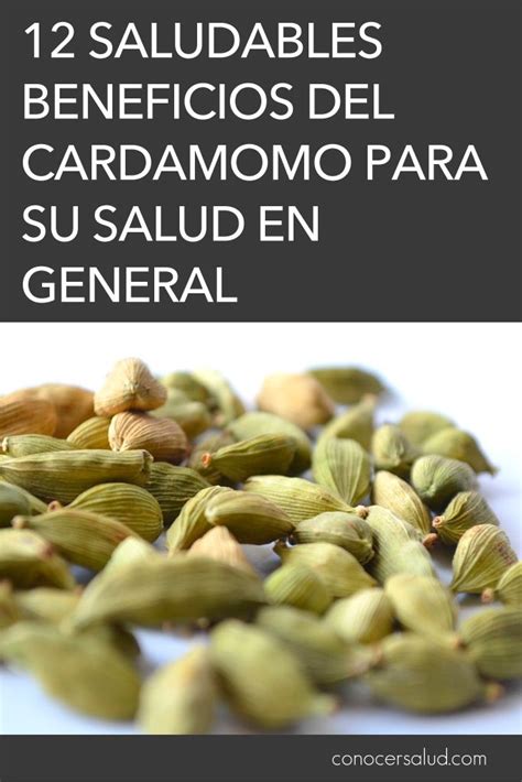 12 Saludables Beneficios Del Cardamomo Para Su Salud En General Salud