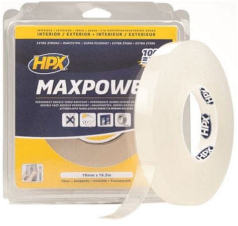 HPX Dvostrana Traka Maxpower Transparent 19 Mm X 16 5 M MALL HR