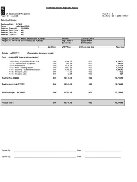 Fillable Online Info Undp Audit Public Disclosure Undp