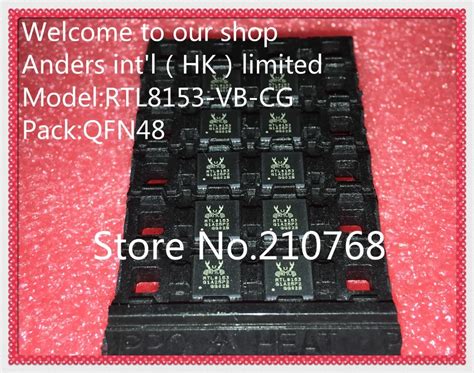 10pcs/lot Rtl8153b-vb-cg Rtl8153-vb-cg Rtl8153 Qfn48 - Integrated ...