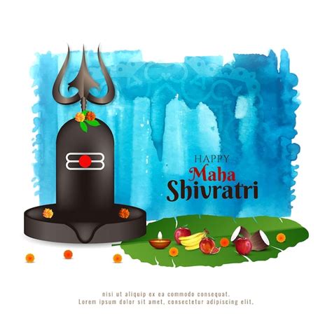 Fundo Feliz Da Celebra O Do Festival Religioso De Maha Shivratri