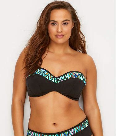 Elomi Tribal Instinct Bandeau Bikini Top Reviews Bare Necessities