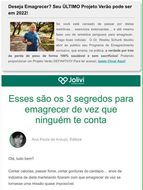 Jolivi Natural Health EMAGRECER SEM FOME Siga Esses Trs Passos De